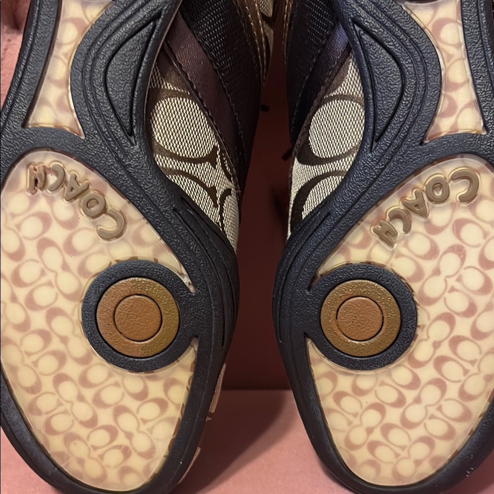 Coach Brown and Tan Sneakers with Contemporary Style - Picture 5 of 5